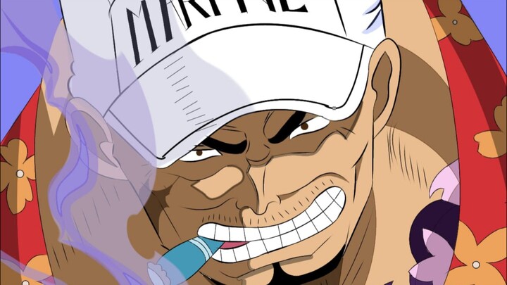 Menggambar karakter Akainu  (one piece)