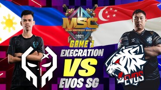GROCK BLOCK NI CH4KNU! | EXE vs EVOS SG GAME 1 | MSC 2021