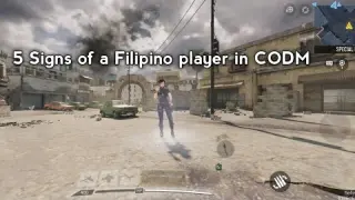 5 Signs of a filipino CODM player