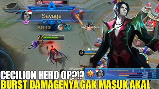 CECILION FIRST SAVAGE! HERO MAGE DENGAN BURST DAMAGE MEMATIKAN! MOBILE LEGENDS