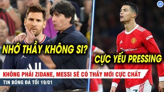 TIN BÓNG ĐÁ TỐI 19/1| Messi sắp đón thầy mới CỰC CHẤT, Ronaldo xếp chót về pressing