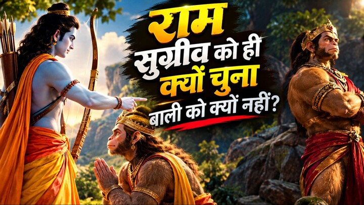 Why Did Lord Rama Choose Sugriva Instead of Vali? | The Untold Reason Behind Rama’s Decision