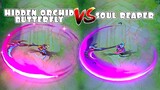 Ruby Soul Reaper VS Hidden Orchid Butterfly Skin Comparison