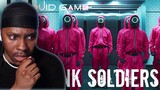 Reacting To Squid Game: Pink Soldiers | EPIC REMIX (오징어 게임 OST)