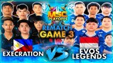 [LB FINALS] Execration vs Evos Legends (Game 3 | Rematch) / MSC 2021 PLAYOFFS LAST DAY