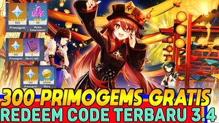 300 Primogems Gratis Nih Buruan Ambil Kode Redeem nya! Kode Redeem 3.3 Genshin Impact Indonesia