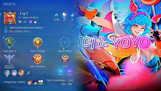 Mobile Legend " Nyoba hero baru cici "