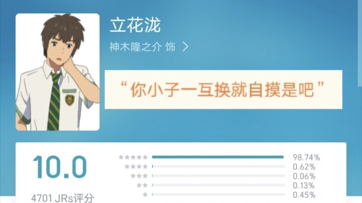 你的名字，虎扑打分