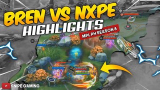 THE REMATCH | NXP EVOS vs BREN ESPORTS HIGHLIGHTS MPL PH S8 WEEK 5 | NXPE vs BRN