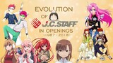 Evolution of J.C.Staff in Openings (1987-2018)
