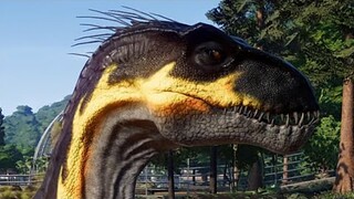 2 Indoraptor Max Level 40 & 2 Indominus Rex Breakout & Fight! JWE Mods (4K 60FPS)