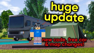 *NEW* HUGE CAMPSITE, FREE CAR, CODE & LOADS MORE In Greenville!! (Update V1.40.0)