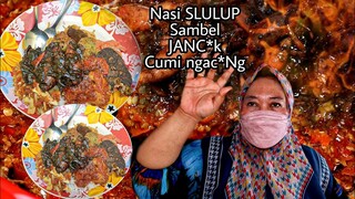 WARUNG TERNGAWUR DI SURABAYA || NASI SLULUP SAMBEL JANC*K || J**B*T BELANDANYA PALING GURIH