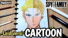 huhhh part terakhir beres juga😮💨 | Menggambar Loid Forger dengan 4 style berbeda #part4