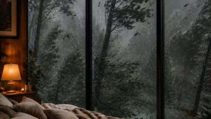imagine waking up to this beautiful weather in the cozy room