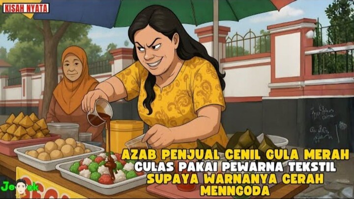 AZAB PENJUAL CENIL GULA MERAH PAKAI PEWARNA TEKSTIL BIAR WARNANYA CERAH