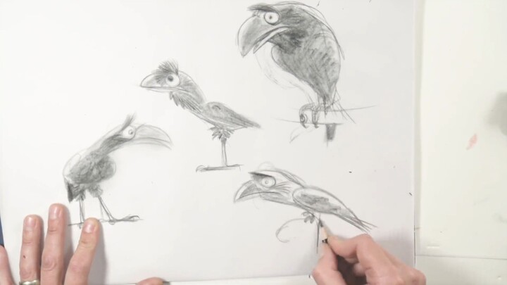 10_Crow_Characters - Animal Character Design with David Colman