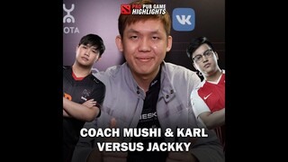 COACH MUSHI VS JACKKY FT. KARL SANTINO