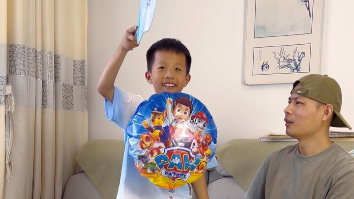 هذا البالون متعاون بعض الشيء.