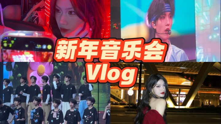 开场前20分钟还在酒店？P人的佛系追星vlog！新年音乐会也太适合我这种族丝了吧