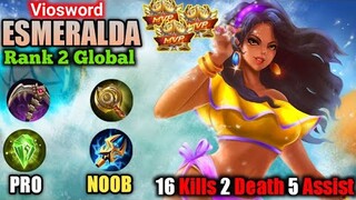 Esmeralda Best Build 2020 | Full Gameplay by Viosword | Rank 1 Global | Mobile legends Bang Bang