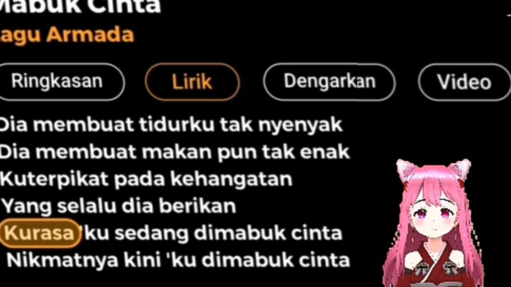 lagu "mabuk cinta"🙃