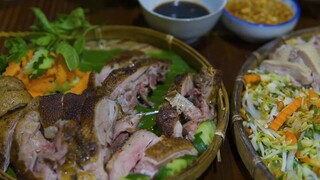 Cháo Gỏi Vịt - Bạn đã ăn thử bao giờ chưa, Làm thêm mẹt Vịt Nướng Chao da vàng