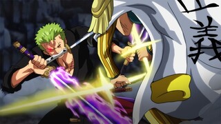 Zoro Gets Furious Because Kizaru Attacked Luffy - One Piece