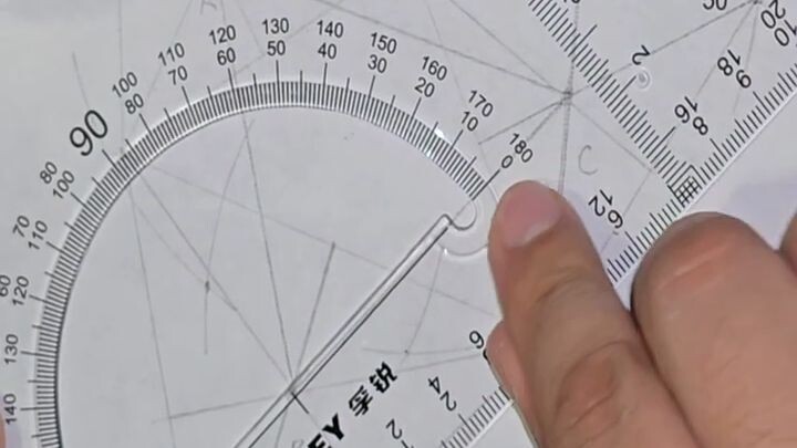 Aprende a medir ángulos con transportador. #geometry  #mathematics #maths
