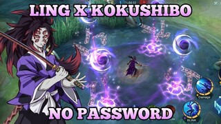 Script Skin Ling As Kokushibo Uppermoon 1 Kimetsu No Yaiba - Mobile Legends