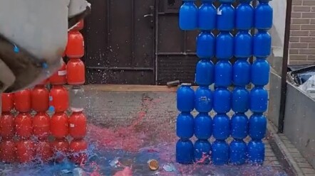 Toilet vs. Glass Bottle Explosion Contest