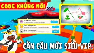 CODE VIP MỚI, CẦN CÂU ẾCH MỚI VIP, TIỆC TRÒ CHƠI MỚI SIÊU HÀI HƯỚC || PLAY TOGETHER
