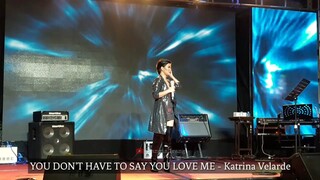 You Don't Have To Say You Love Me - Katrina Velarde (Live with Lyrics)