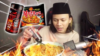 AKU MUKBANG SAMYANG + BONCABE LEVEL 50 MAX ! Kalah challenge lagi😭Sampe merinding badanku ! 🥵