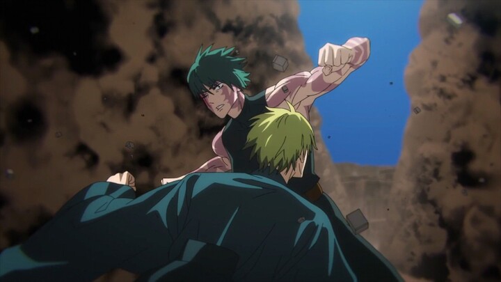 Maki vs Naoya Zenin Full Fight | Jujutsu Kaisen Season 3