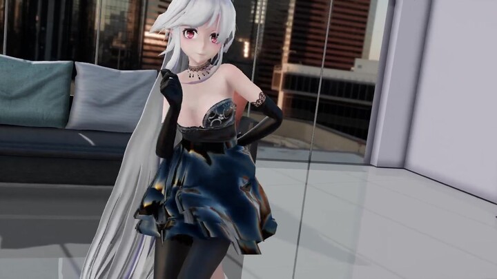 【MMD】Do you like HAKU’s little leather skirt?