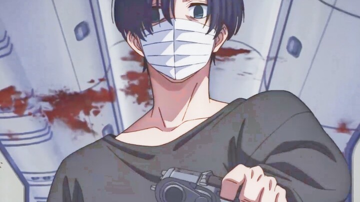 "14 years old, covers his face, has a mysophobia, and has a sharp tongue. Although he is a teenager,