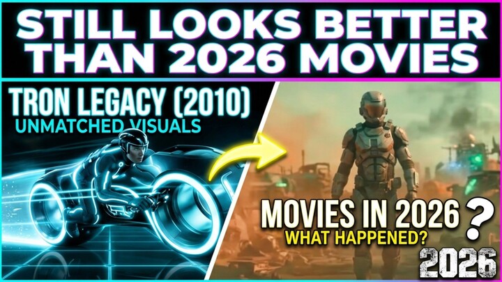 TRON Legacy Still Looks Better Than 2026 Movies Neon City Under Attack