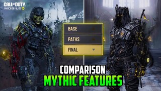 Mythic Ghost & Templar All Features & Upgrades Comparision CODM - Cod Mobile