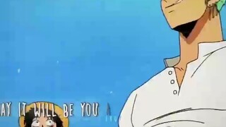 knapa zoro selalu tersenyum di hadapan luffy?