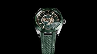 The Worldtimer in Green Ceramic_