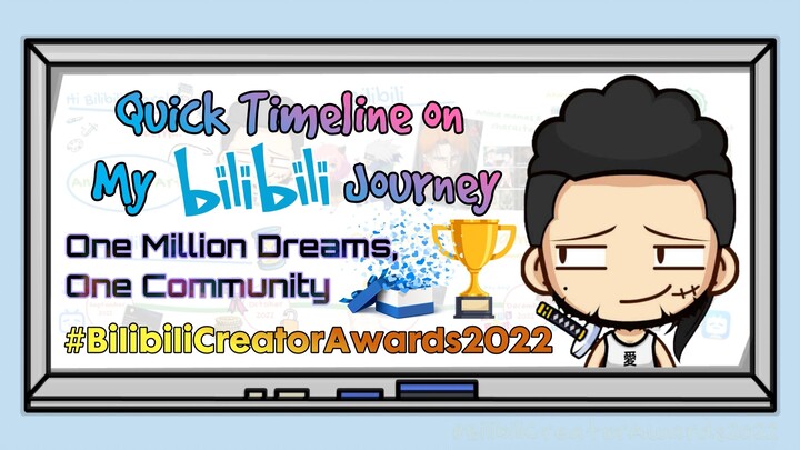 My entry on Bilibili Creator Awards 2022 | Quick Timeline on My Journey at Bilibili