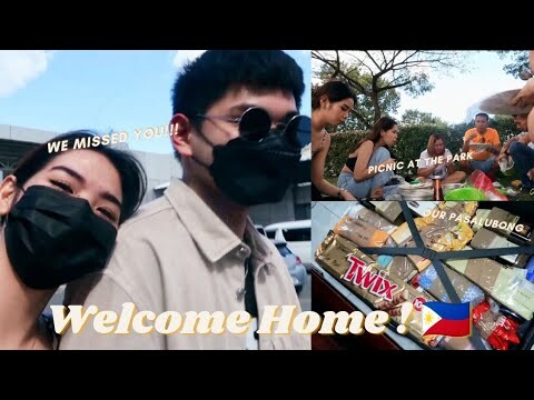 welcome back! ✨ (picnic at the park 🏞️ + unboxing our pasalubong 🤍 ) | Jamaica Galang