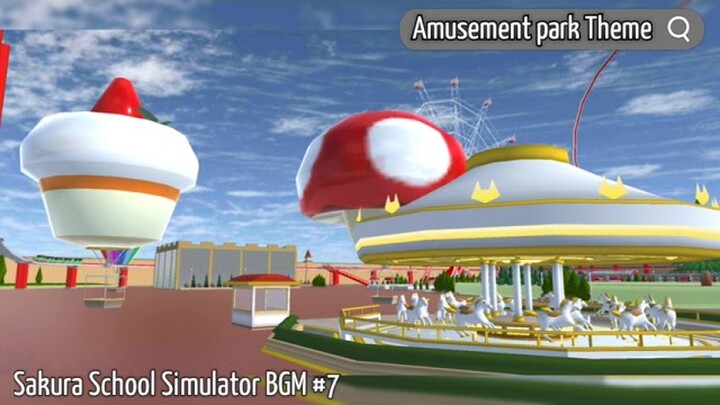 Sakura School Simulator Amusement park theme