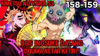 Inosuke Sama Telah Tiba!! Iblis Bulan Atas Douma Ketar Ketir!! (KNY 158 – 159)