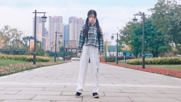 [Fat Face Mirror] Outdoor popping solo, enjoy the music casually~
