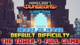 Minecraft Dungeons Cloudy Climb, The Tower 7 [Default] Full Climb, Guide & Strategy