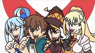 KONOSUBA SEASON 2 OPENING | PAINT VERSION