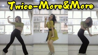 [Sweetie] Phiên bản phòng tập của Twice-more&more dance cover/backlight/camera đơn không có hiệu ứng
