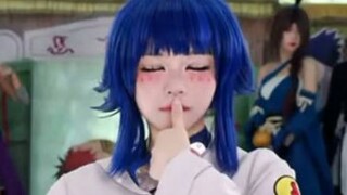 هيناتا تفتح هوجو النهاري، وتمحي الشريط الأزرق تمامًا، ثم تضغط على نقطة الوسط لإعادة تشاكرا.